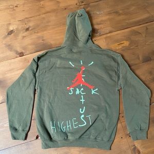 Travis Scott Jordan hoodie highest cactus Jack sweater SIZE MEDIUM